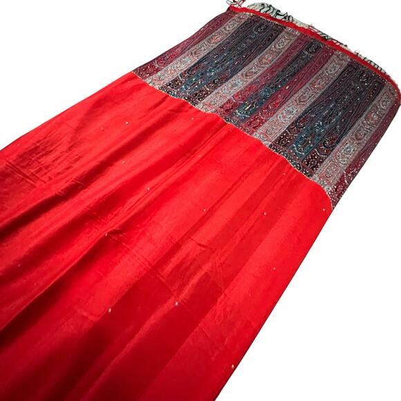 Elegant Lightweight Soft Pashmina-Style Shawl Wrap Scarf with Sequins Ultra-Soft - Picture 13 of 16